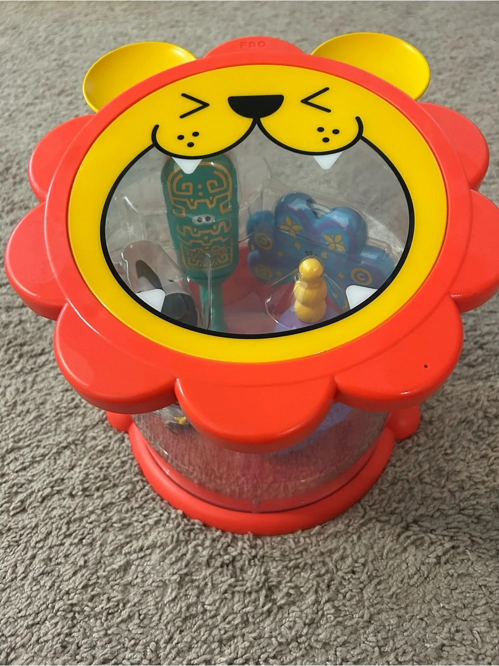 FAO schwarz Kids Lion Activity Drum Toy